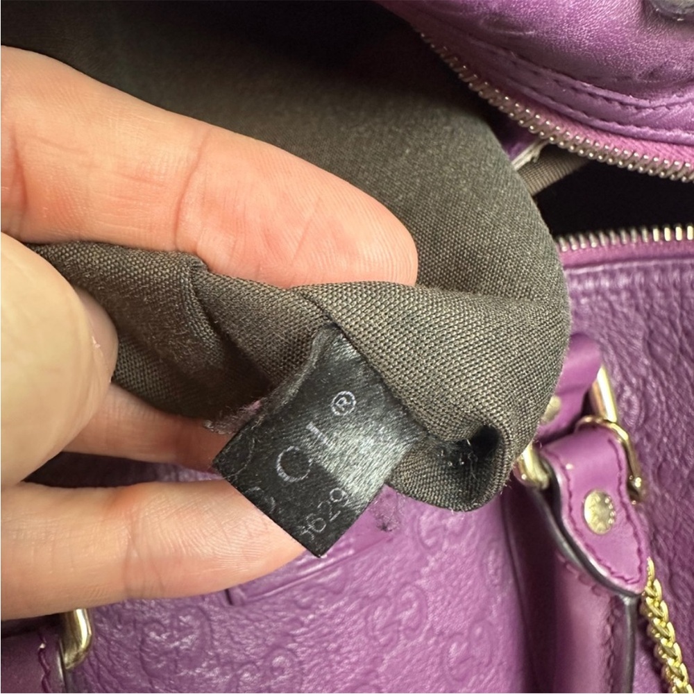 🛑FLASH SALE🛑 Gucci logo Boston bag with unbranded chain - Picture 11 of 12